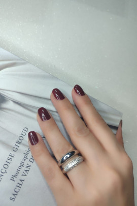 2’li silver taşlı model ayarlanabilir çelik yüzük