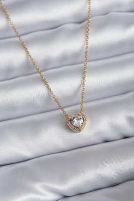 Minimal Charm Kolye | 316L Çelik Gold