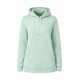 Üç İplik Şardonlu Hoodie / Sweatshirt Su yeşili