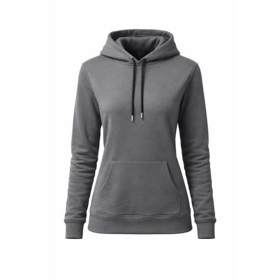 Üç İplik Şardonlu Hoodie  Sweatshirt Gri