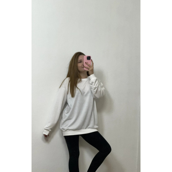 Mevsimlik Sweatshirt Beyaz