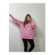 Mevsimlik Sweatshirt Pembe