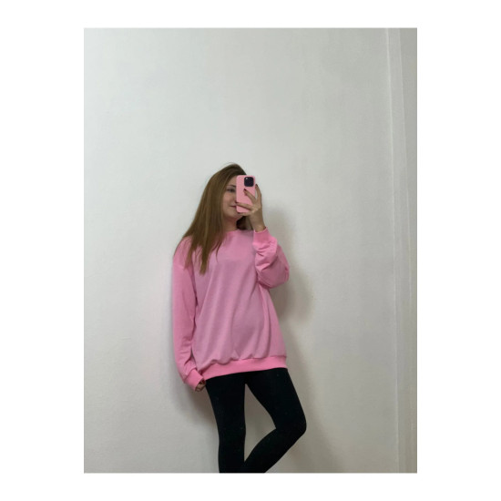 Mevsimlik Sweatshirt Pembe