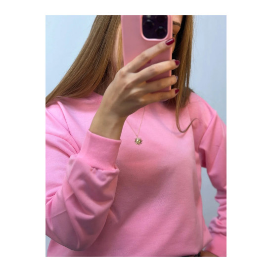 Mevsimlik Sweatshirt Pembe