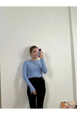 Yumoş Body Bebe Mavisi